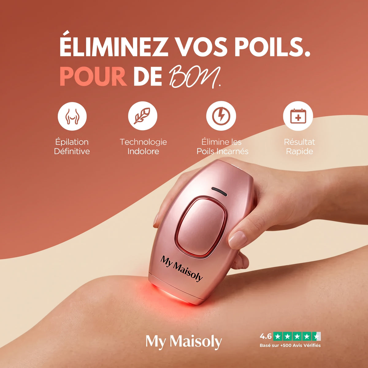 Épilateur IPL Indolore Mymaisoly